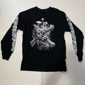 Zoomies Lurking Class Skull Shroom Longsleeve